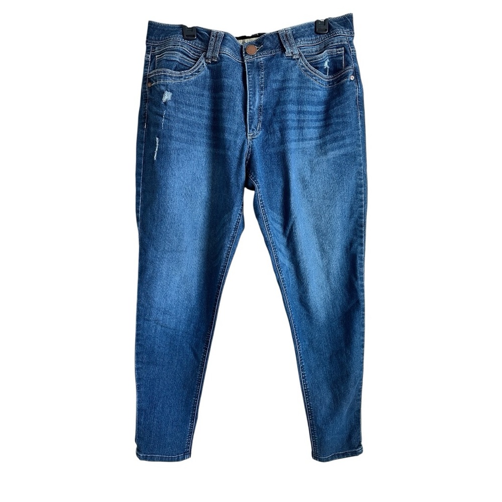 Democracy “AB” Technology Lightly Distressed Skinny Jeans Sz 16